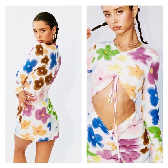 With Jean Dresses & Skirts - With Jean Hermana Dress Viola Tricolor